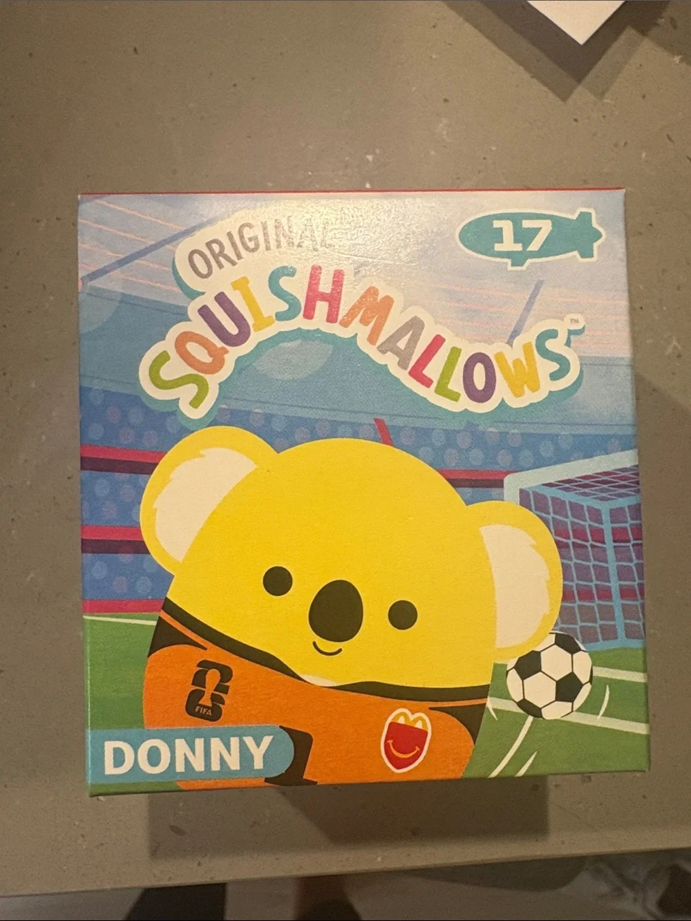 McDonald’s 2026 FIFA World Cup Donny Koala #17 Mini Squishmallow Toy